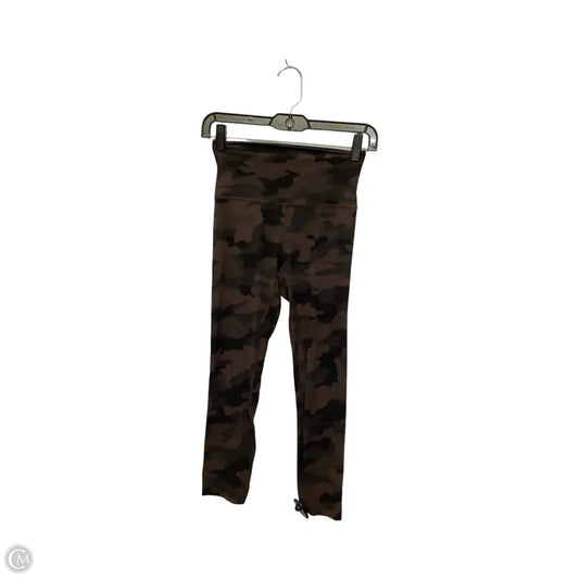 Athletic Leggings By Lululemon In Camouflage Print, Size: 4