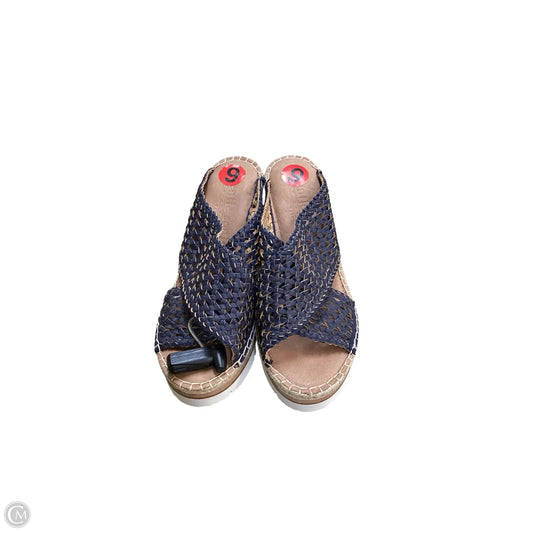 Sandals Heels Wedge By Kenneth Cole In Blue, Size: 6