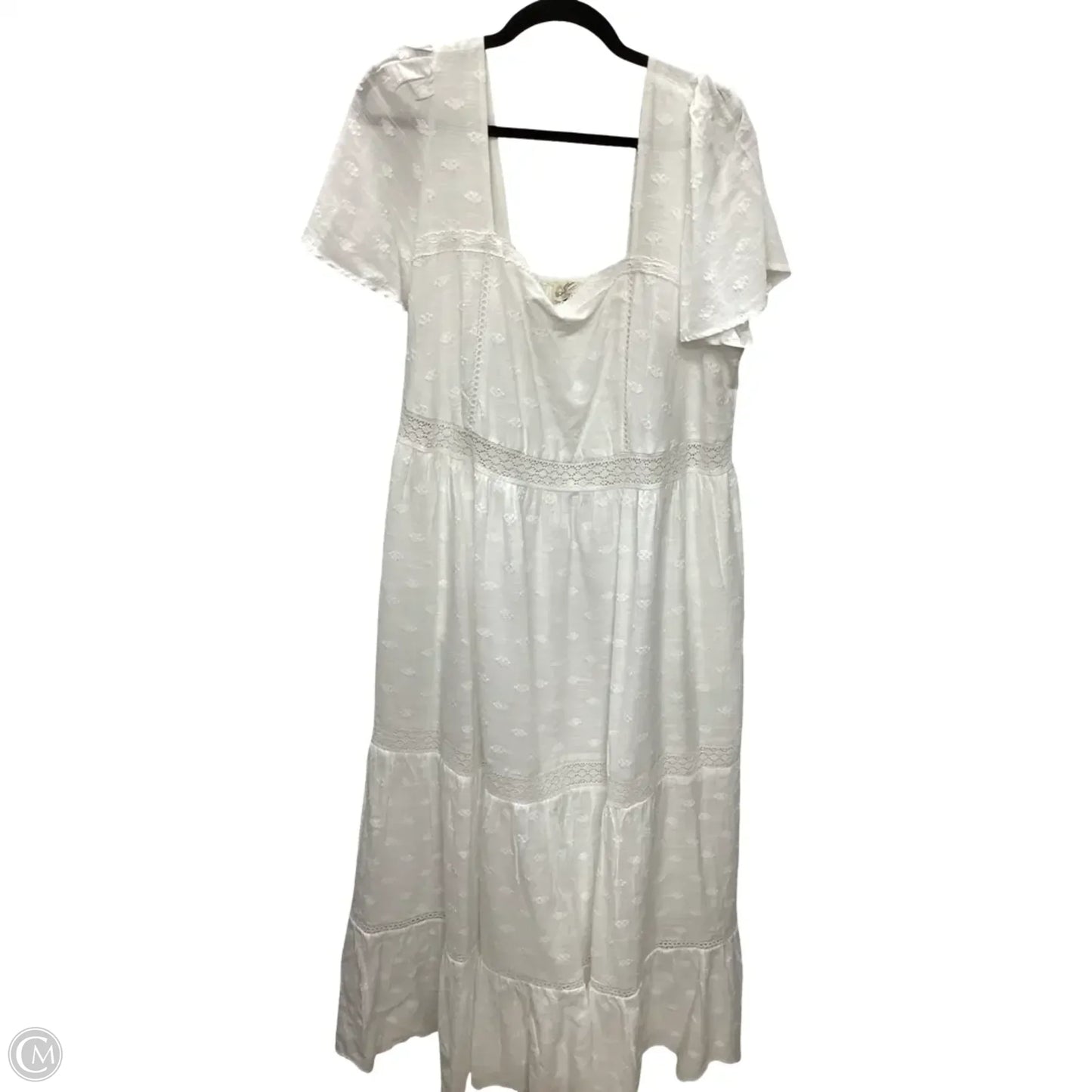 Dress Casual Maxi By Universal Thread In White, Size: 2x
