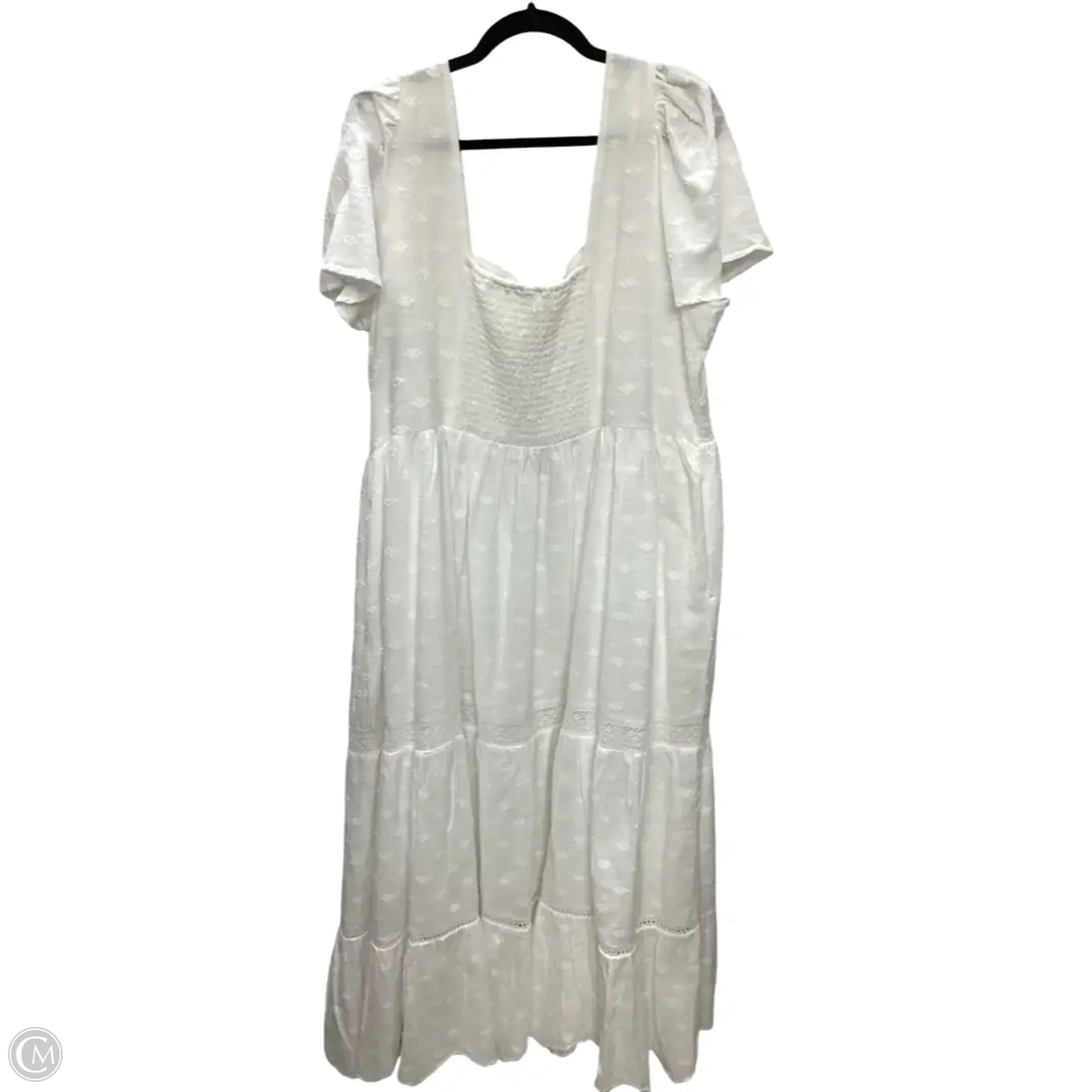 Dress Casual Maxi By Universal Thread In White, Size: 2x