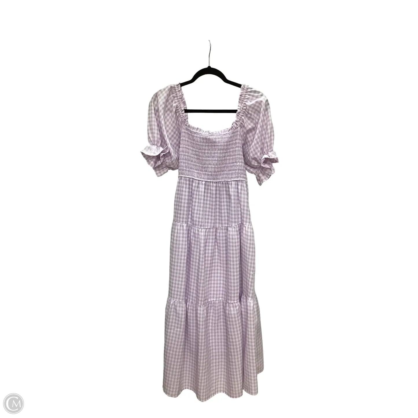 Dress Casual Maxi By &merci In Purple & White, Size: S