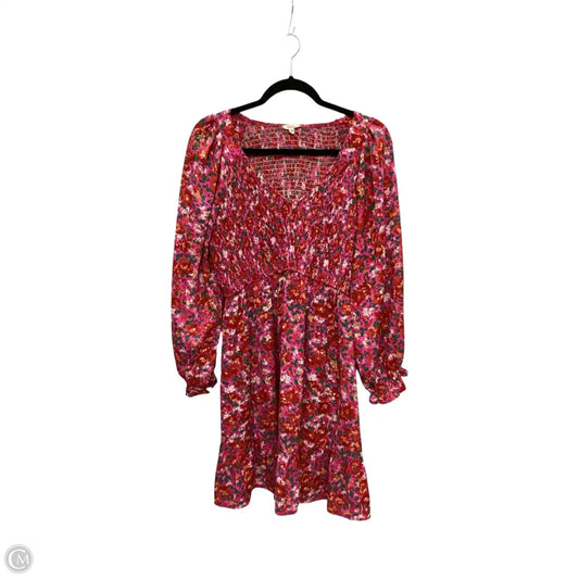 Dress Casual Short By Jodifl In Floral Print, Size: L