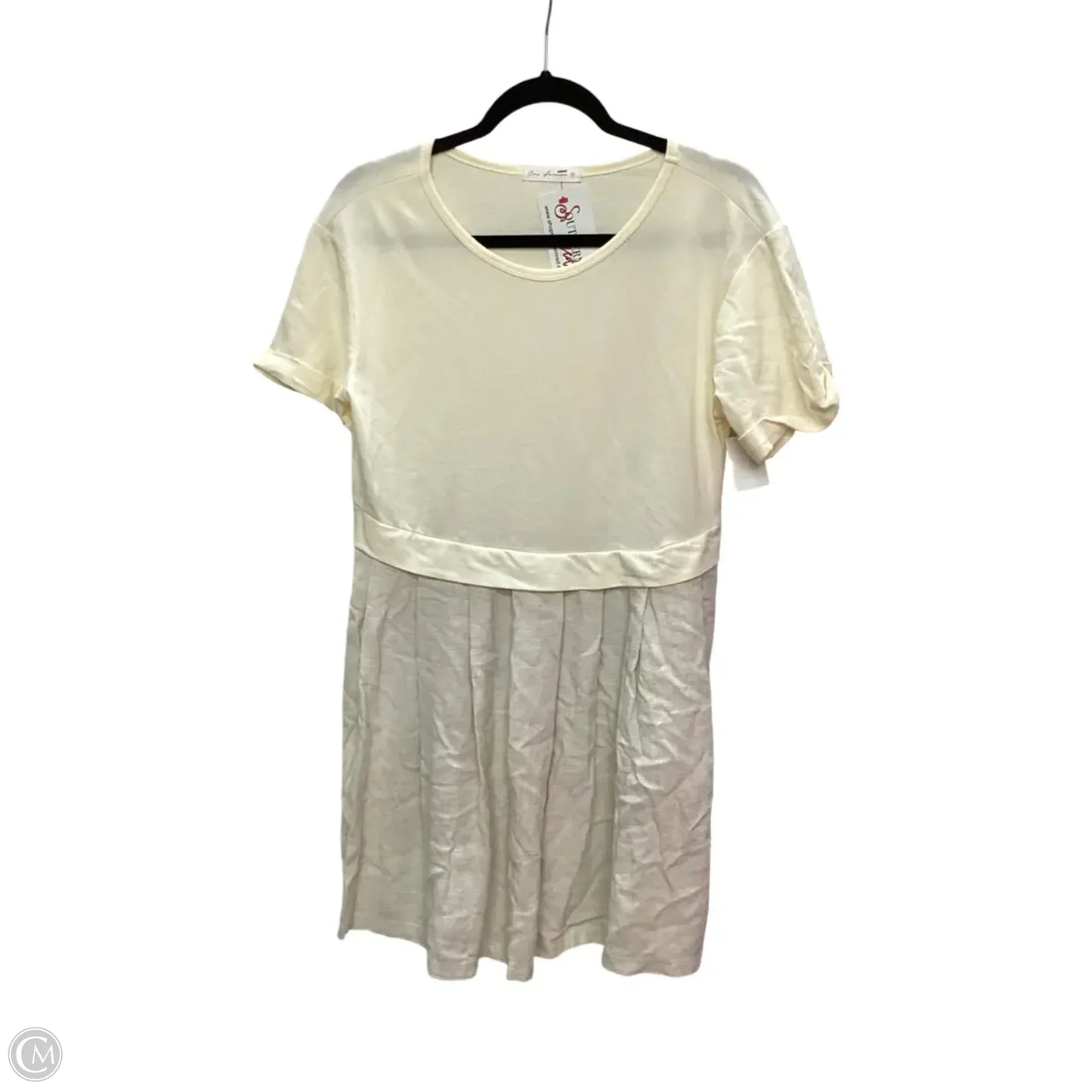 Dress Casual Short By Ces Femme In Cream, Size: S