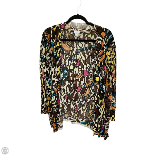 Cardigan By Chicos In Multi-colored, Size: Xl