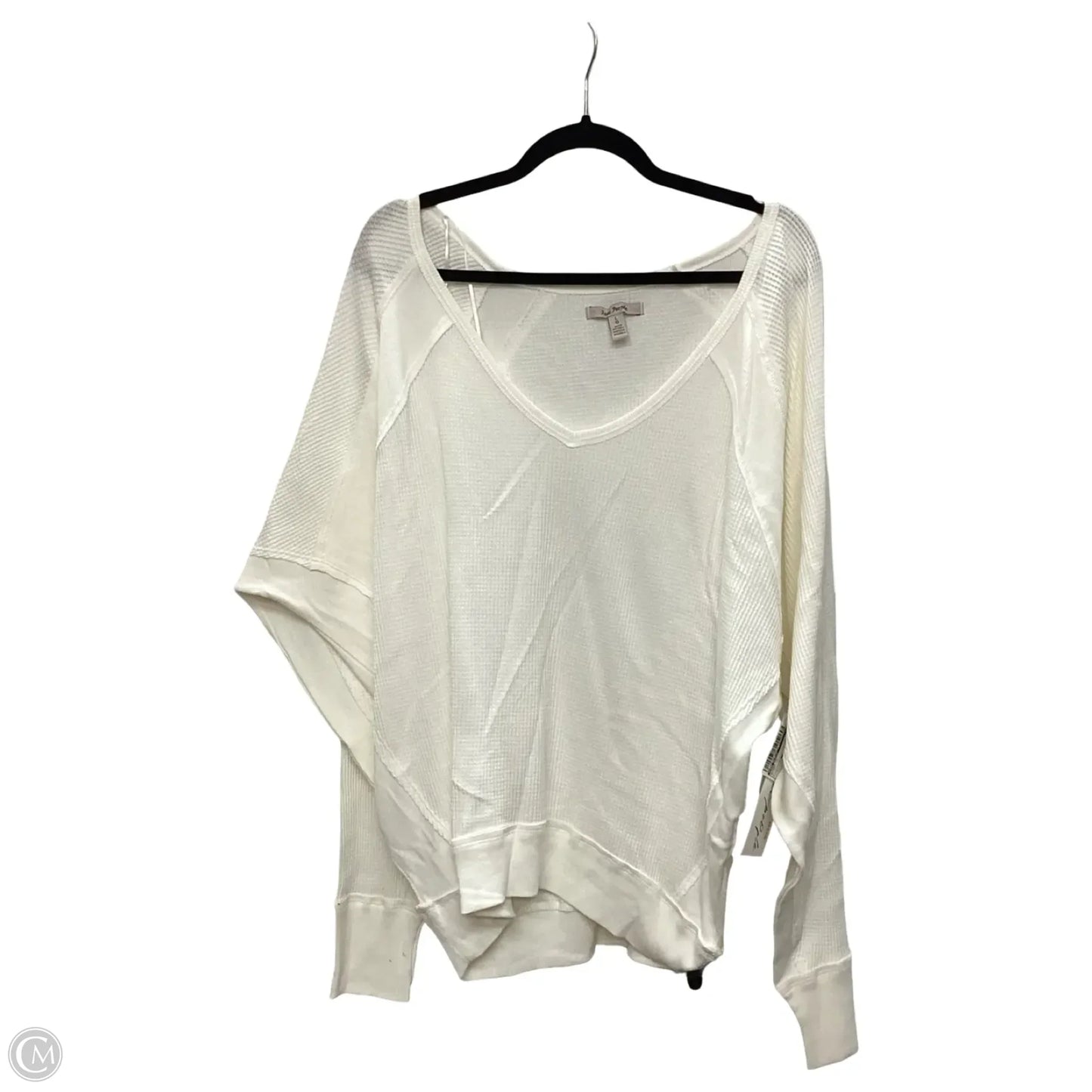 Blouse Long Sleeve By Free People In White, Size: L