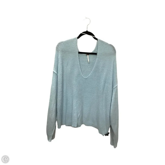 Sweater By Free People In Blue, Size: Xl