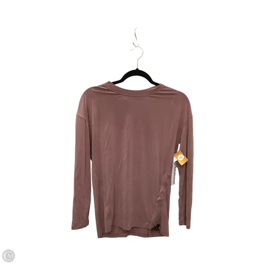 Athletic Top Long Sleeve Crewneck By Lululemon In Pink, Size: 2