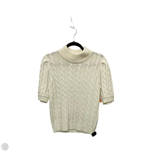Vest Sweater By English Factory In Cream, Size: S