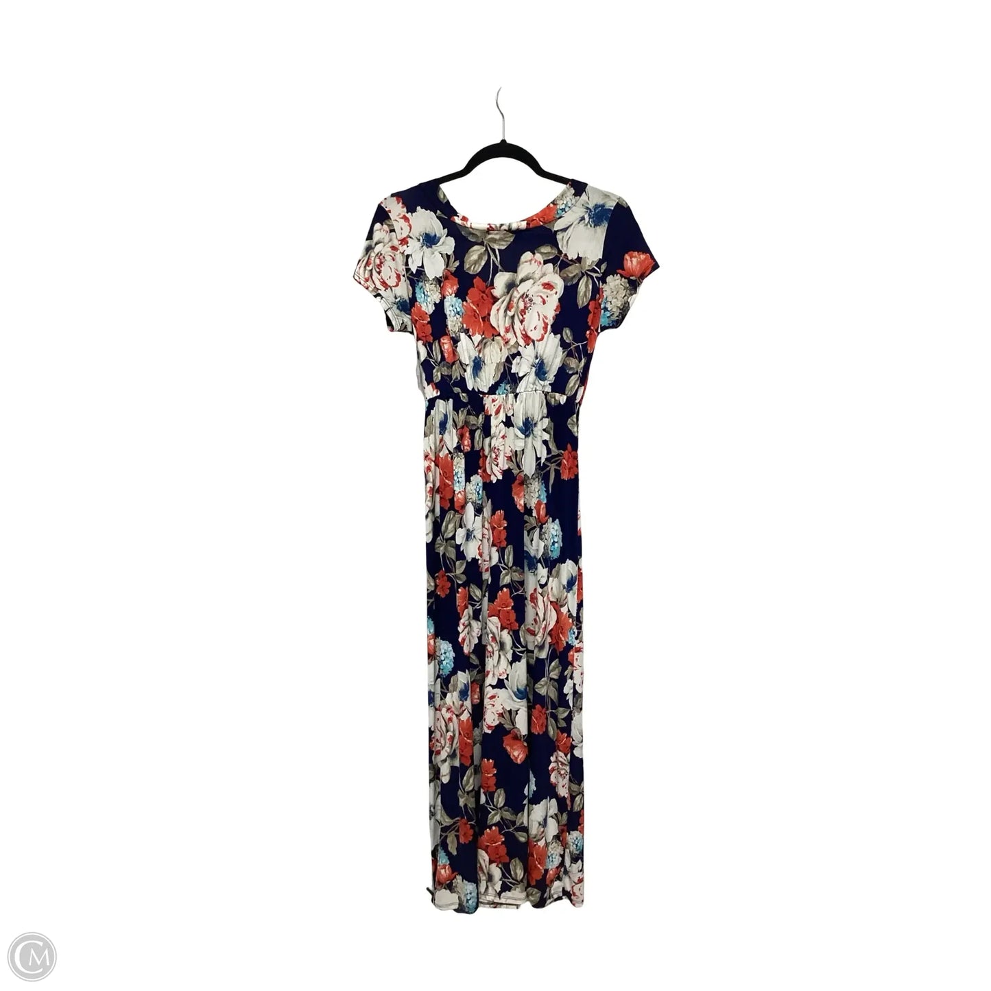 Dress Casual Midi By Clothes Mentor In Floral Print, Size: M