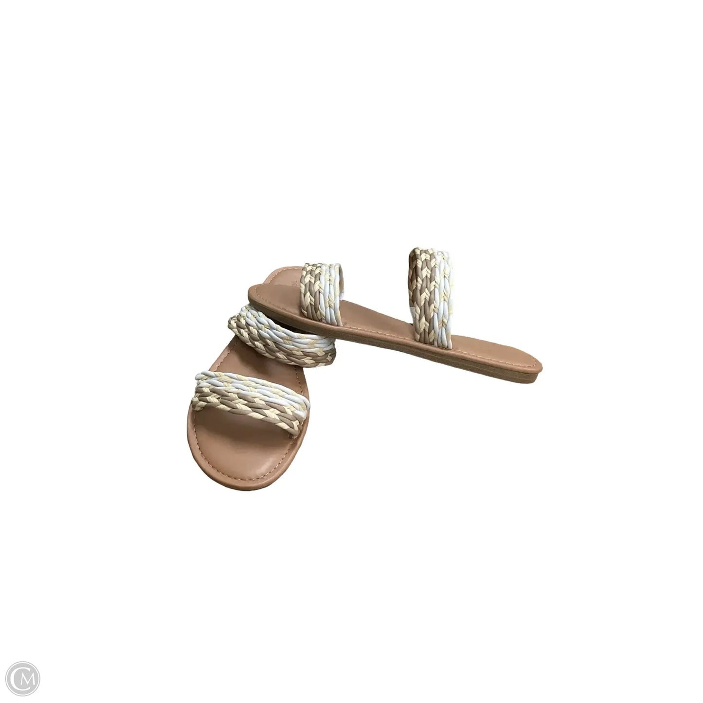 Sandals Flats By Universal Thread In Cream, Size: 7.5