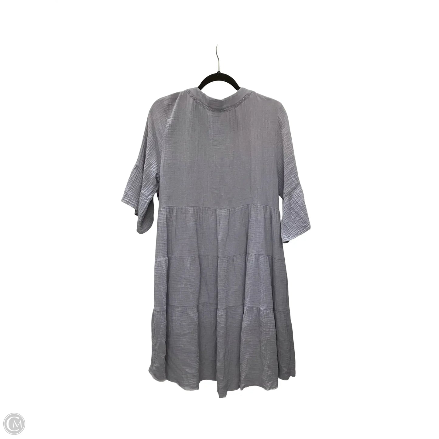 Dress Casual Midi By White Birch In Grey, Size: M