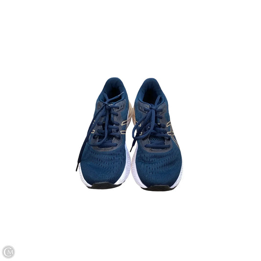 Shoes Athletic By Asics In Green & Grey, Size: 6.5