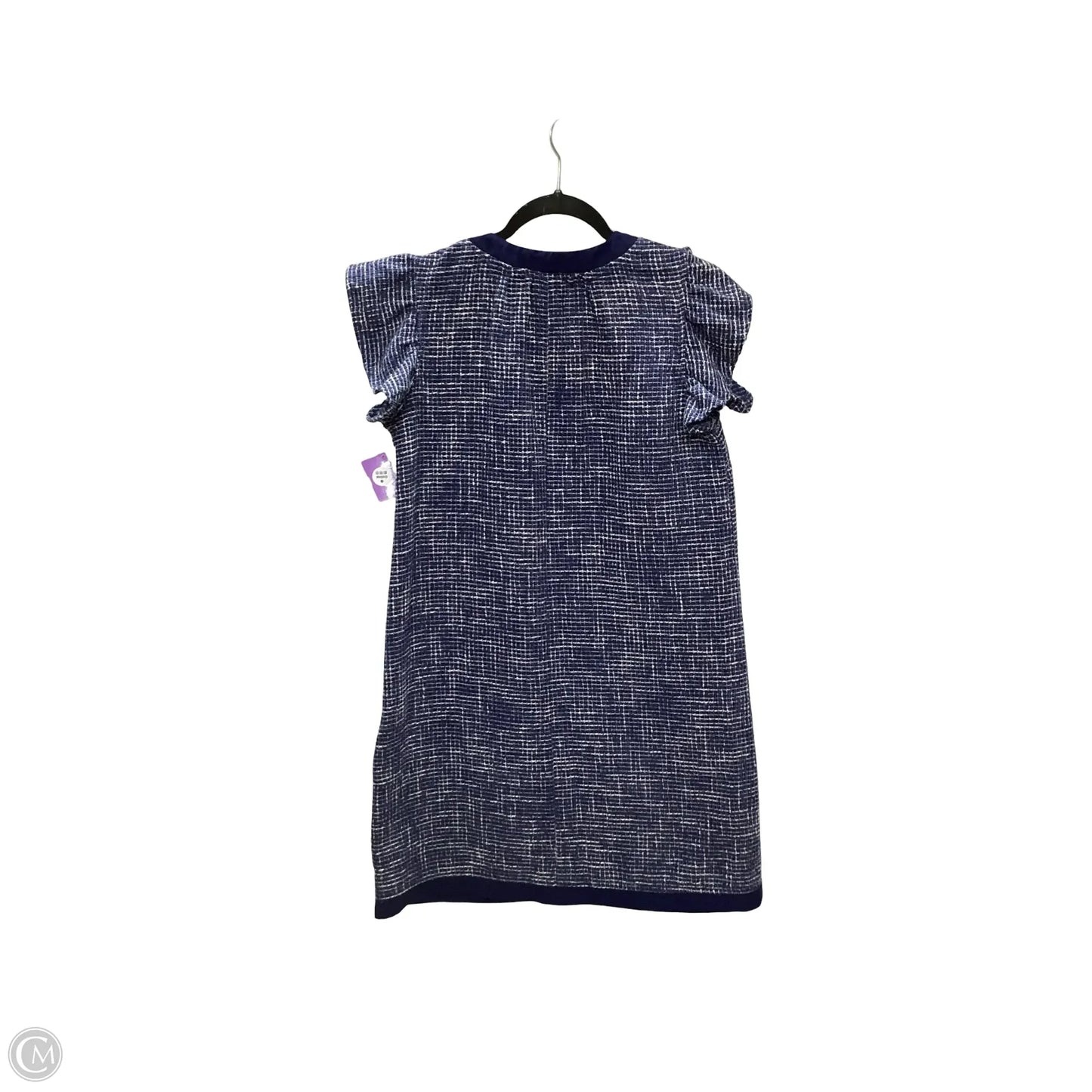 Designer Dress Casual Short By Voy In Blue, Size: S