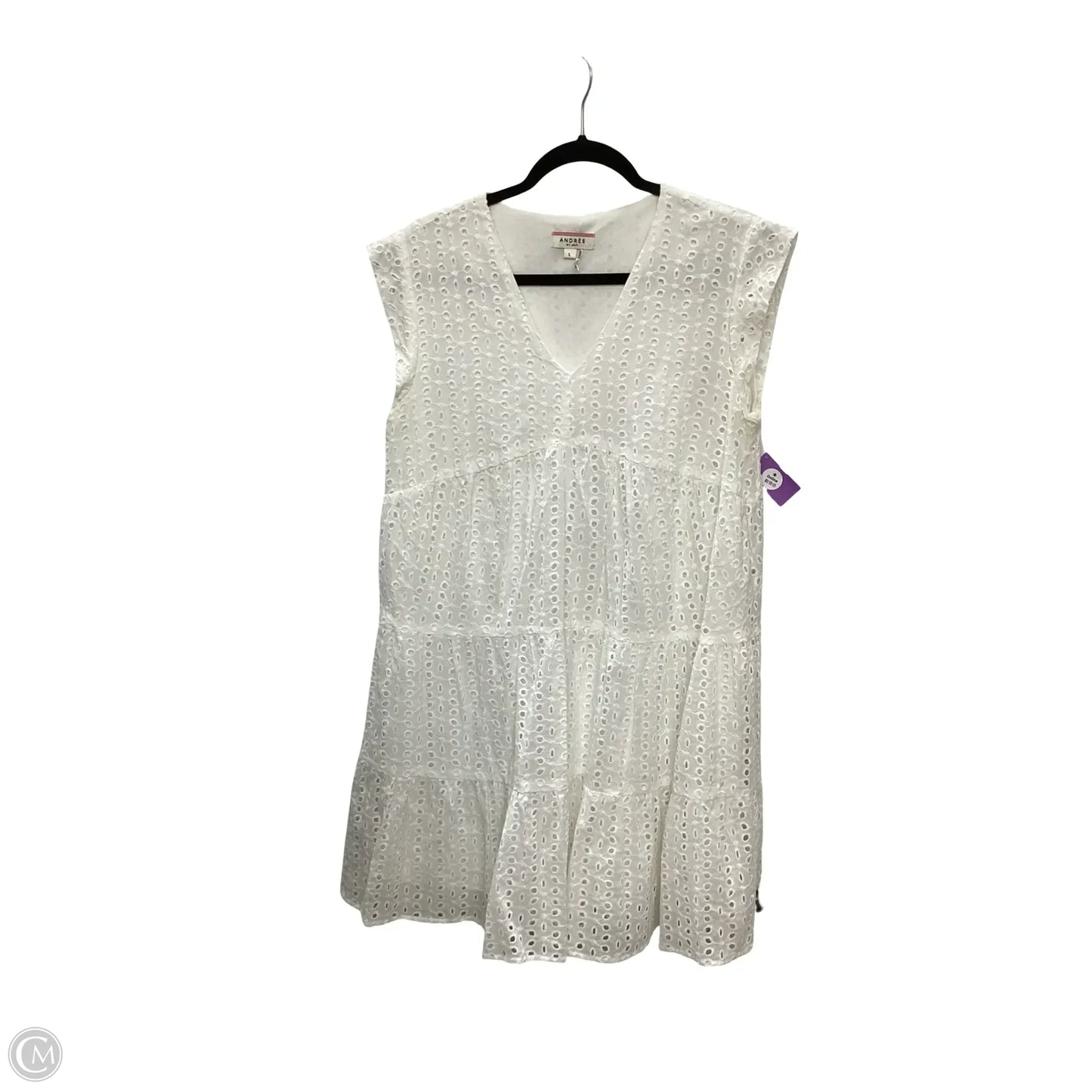 Dress Casual Short By Andree By Unit In White, Size: L