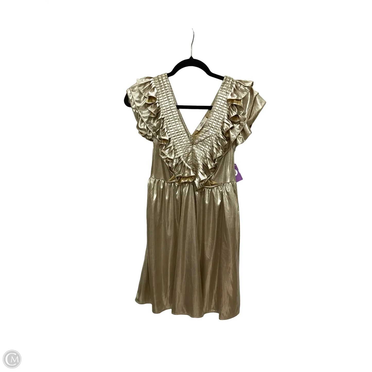 Dress Party Short By Entro In Gold, Size: L