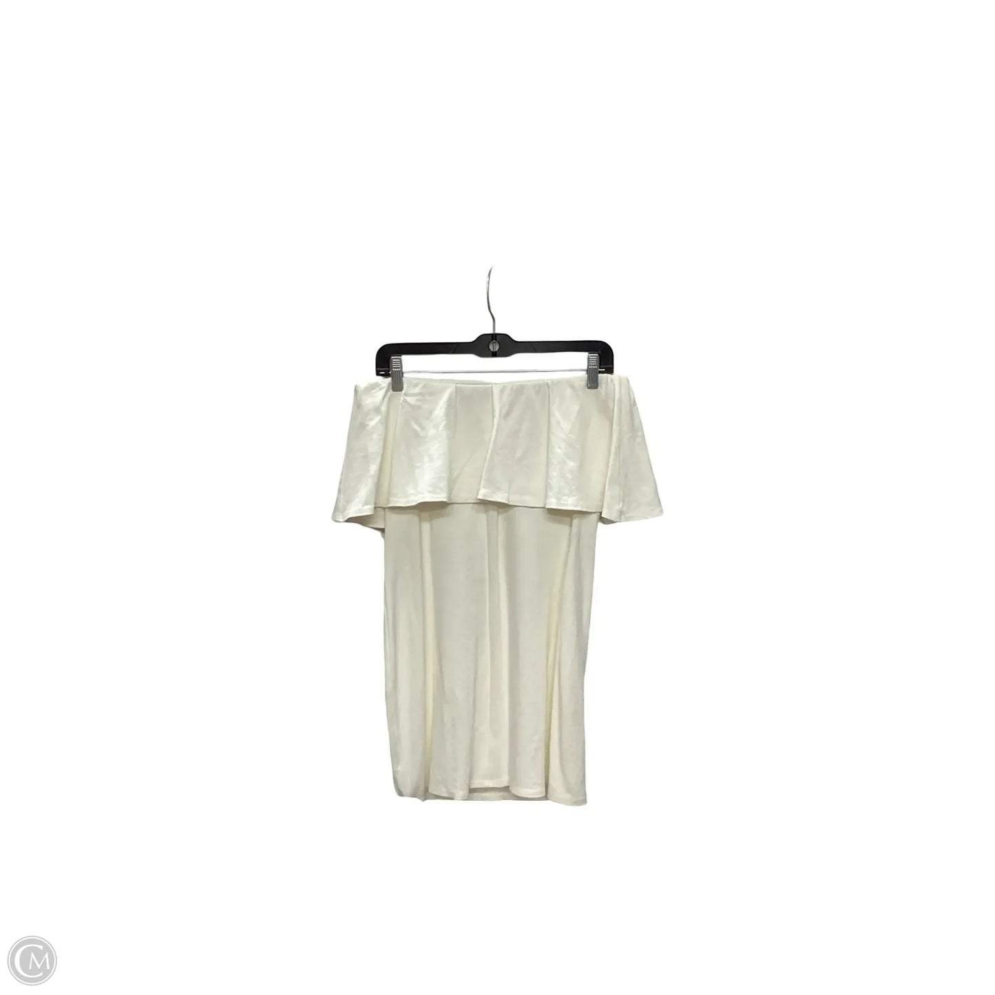 Dress Casual Short By Blue Blush In Cream, Size: L