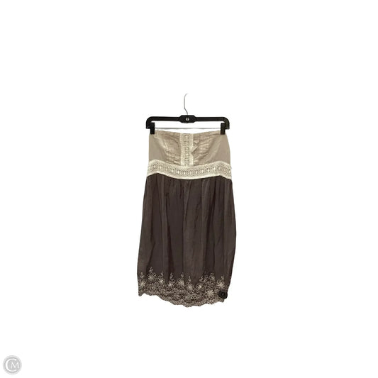 Dress Casual Short By Blue Bird In Tan, Size: L