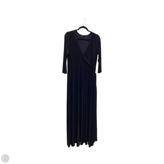 Dress Party Long By One Clothing In Navy, Size: 1x