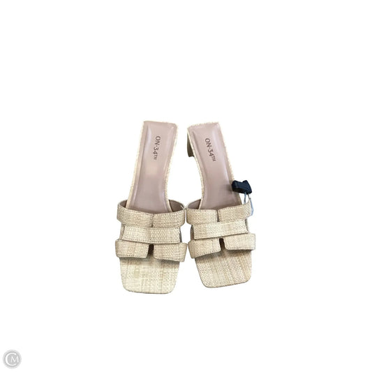 Sandals Flats By On 34th In Tan, Size: 8.5
