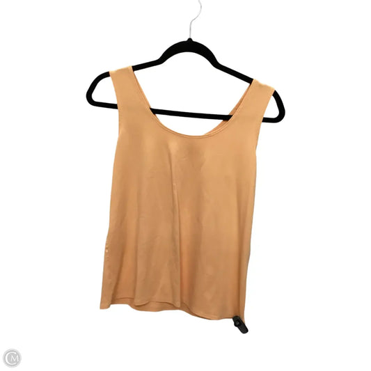 Top Sleeveless Basic By Chicos In Orange, Size: M