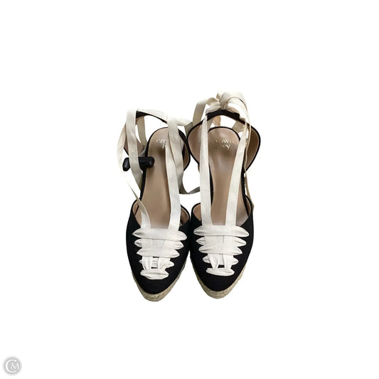Shoes Heels Wedge By Crown And Ivy In Black, Size: 8