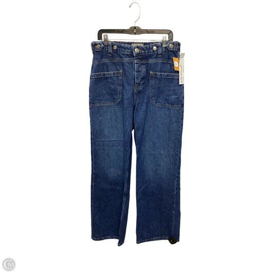 Jeans Wide Leg By We The Free In Blue Denim, Size: 6
