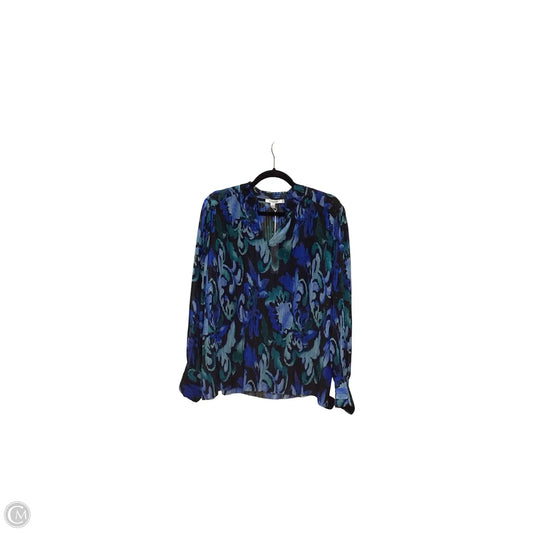 Blouse Long Sleeve By Chicos In Multi-colored, Size: Xxl