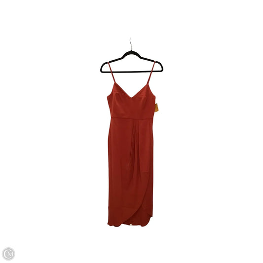 Dress Party Long By Lulus In Red, Size: S