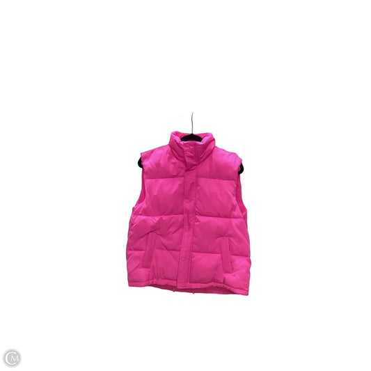 Vest Puffer & Quilted By WonderShop In Pink, Size: M