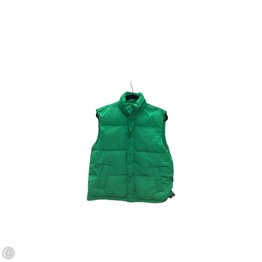Vest Puffer & Quilted By WonderShop In Green, Size: M