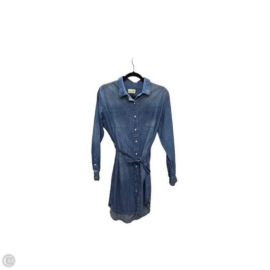 Dress Casual Short By Universal Thread In Blue Denim, Size: M