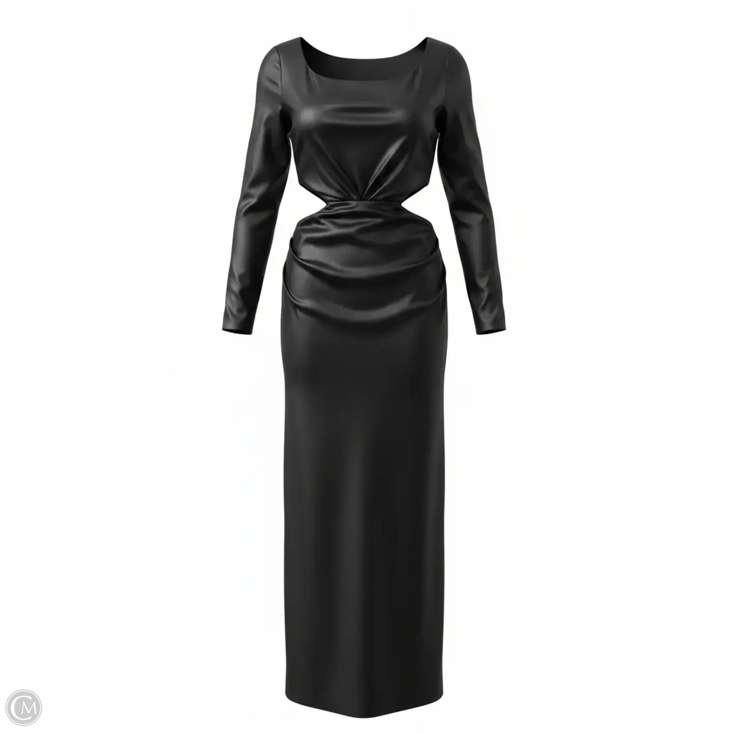 Dress Party Long By Princess Polly In Black, Size: 6