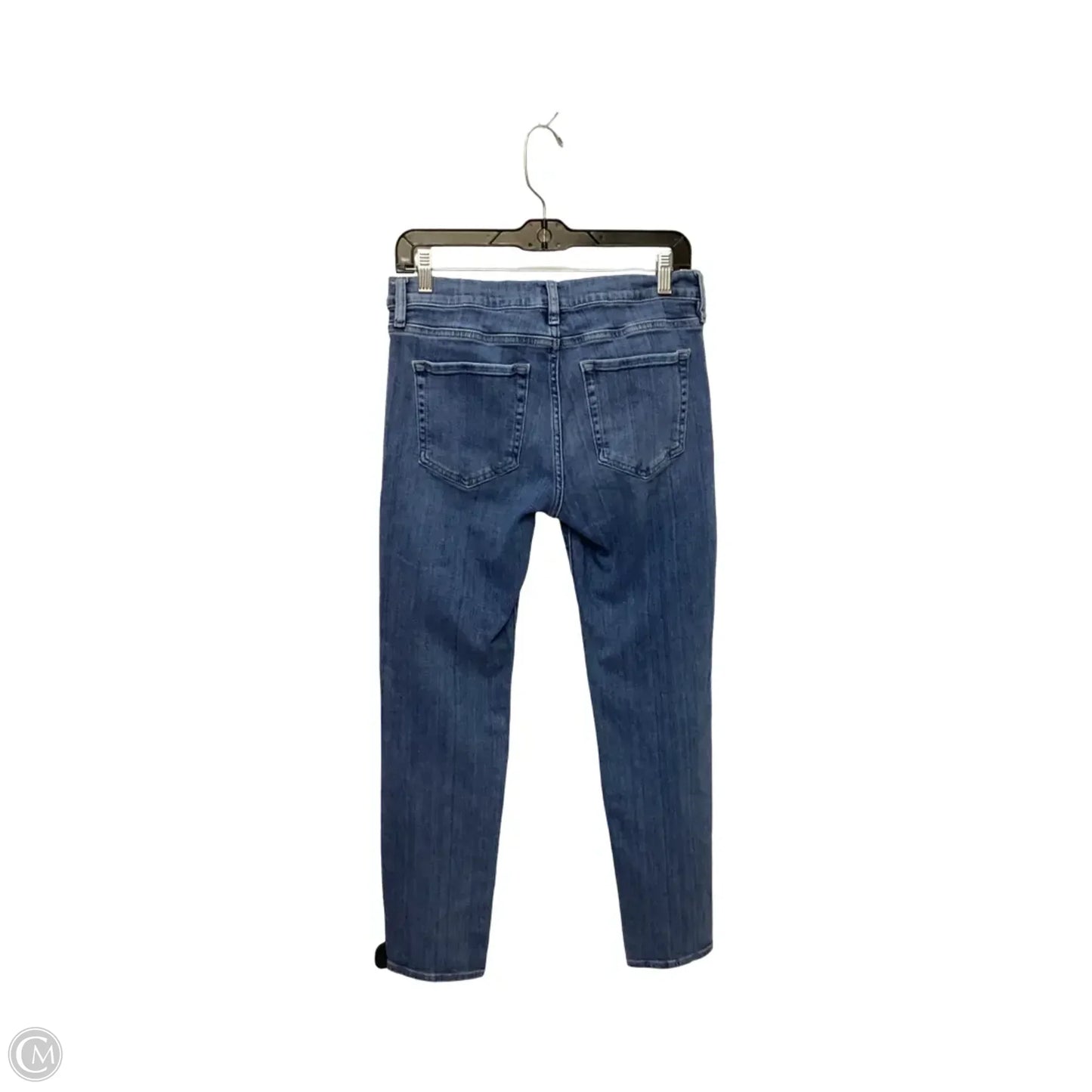 Jeans Skinny By Frame In Blue Denim, Size: 4