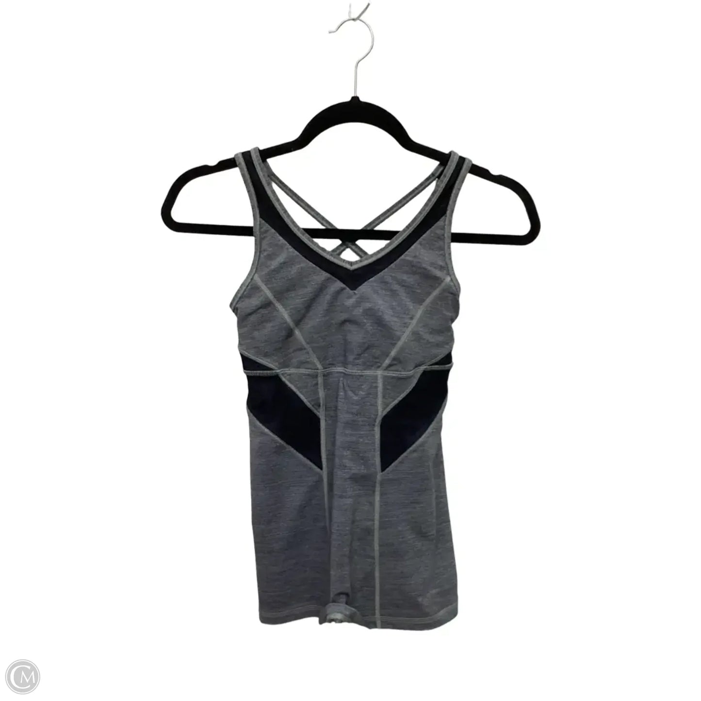 Athletic Tank Top By Lululemon In Grey, Size: 4
