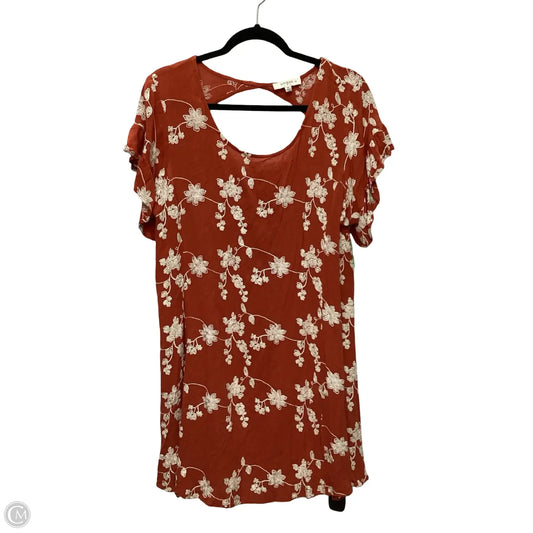 Dress Casual Short By Umgee In Orange, Size: Xl