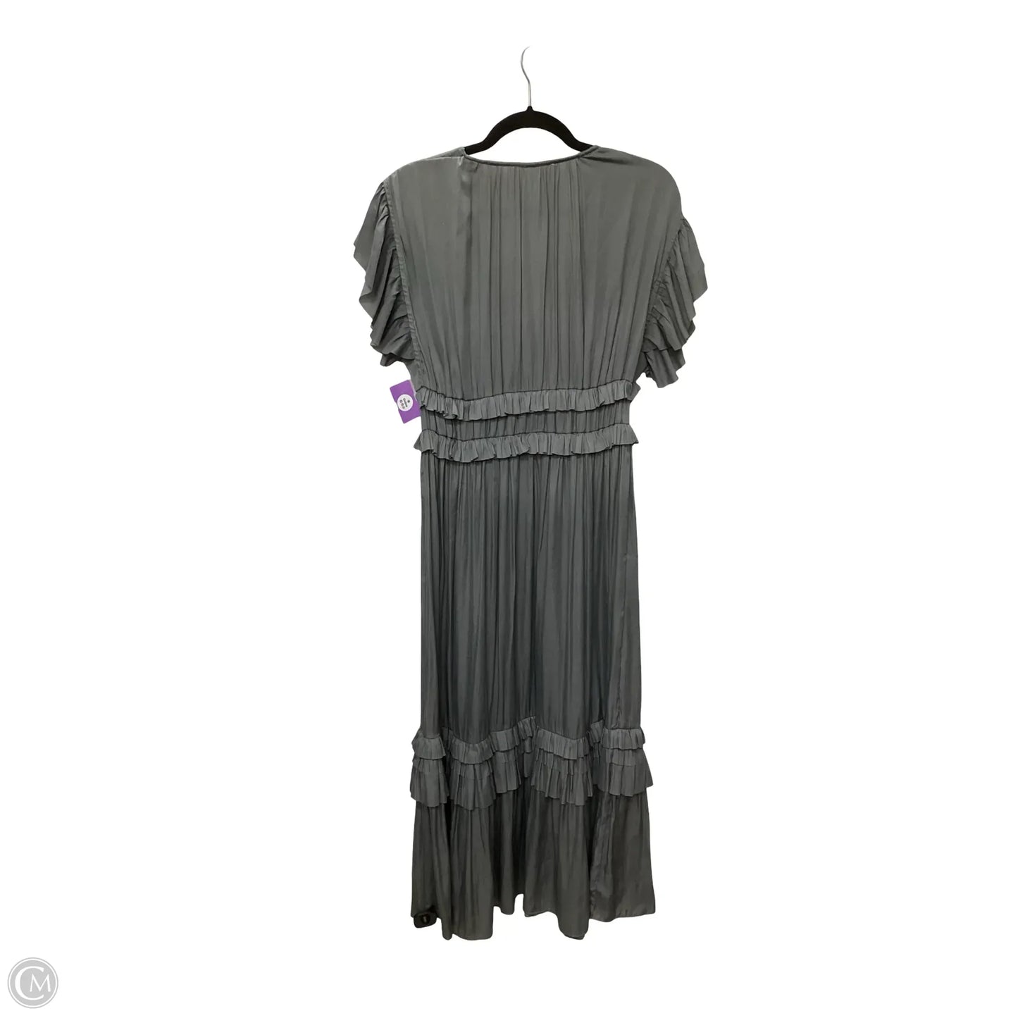 Dress Casual Maxi By Grade & Gather In Grey, Size: S