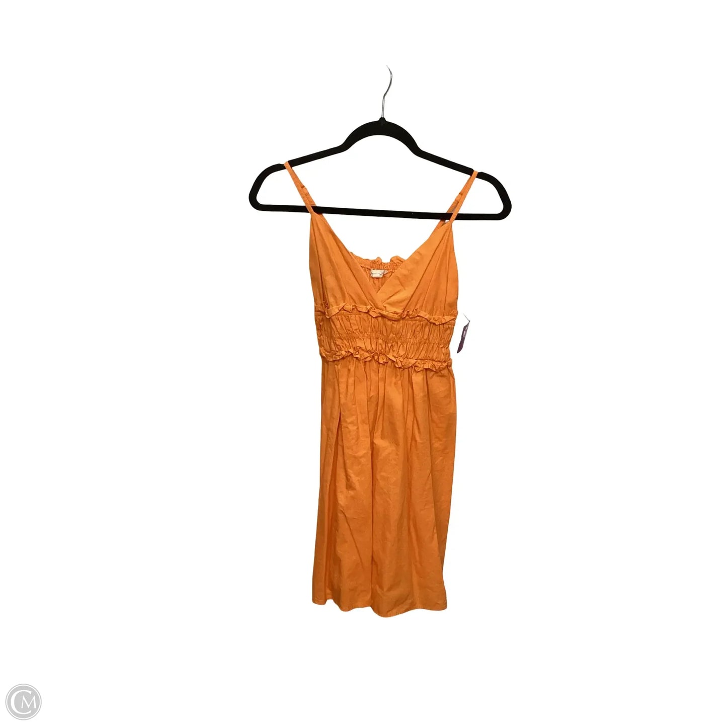 Dress Casual Short By Sim & Sam In Orange, Size: Xs