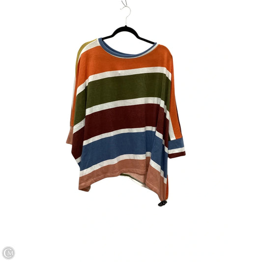 Top Short Sleeve By Cherish In Multi-colored, Size: S