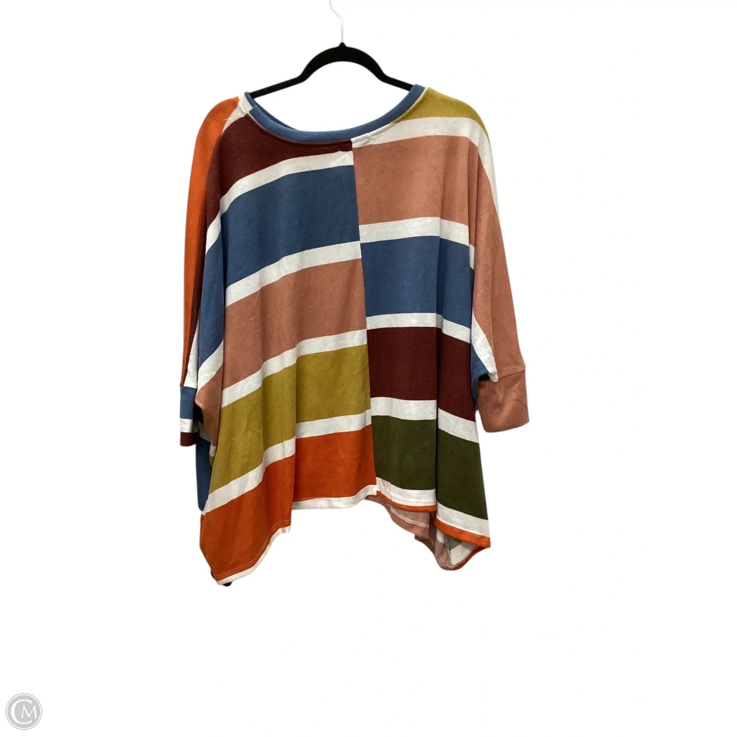 Top Short Sleeve By Cherish In Multi-colored, Size: S