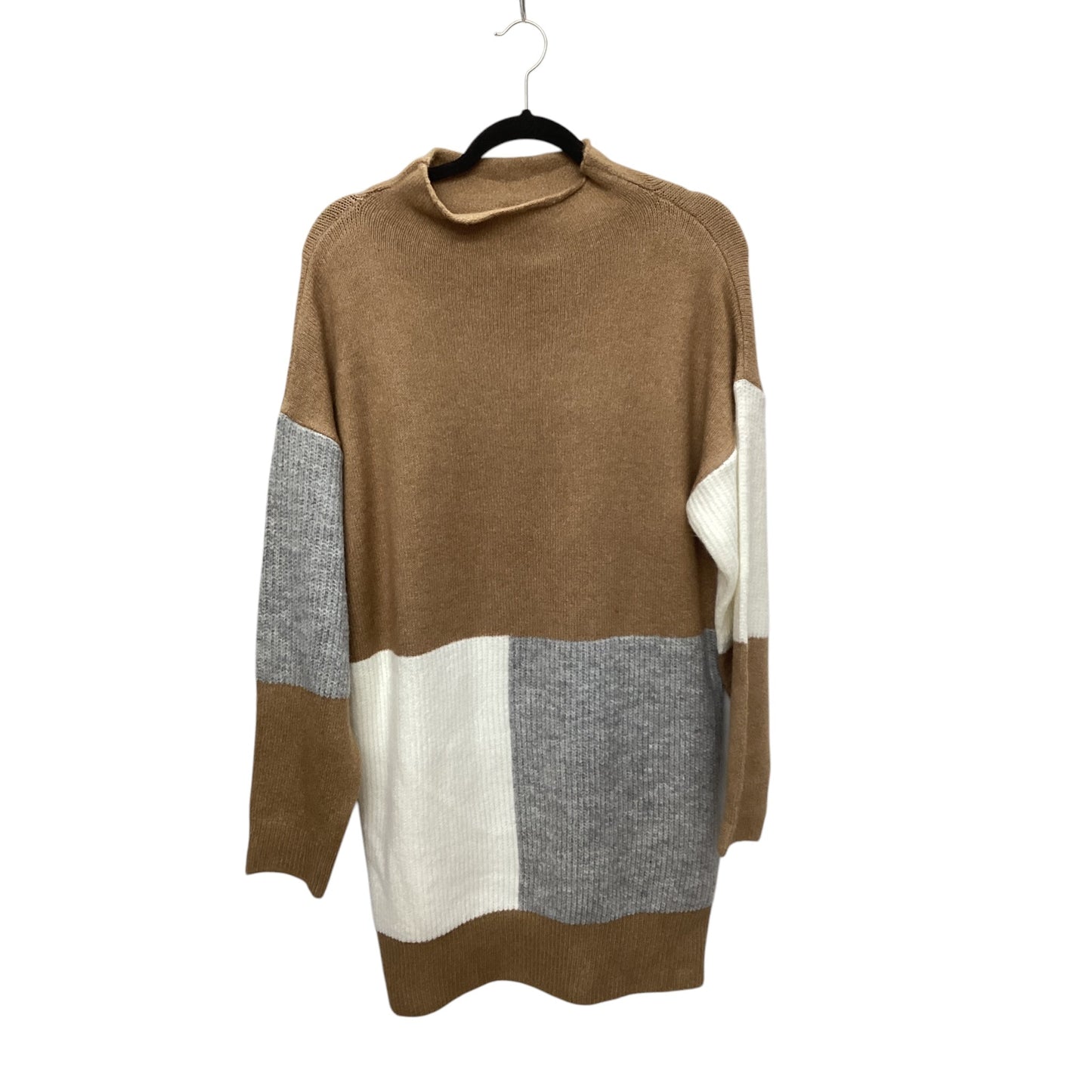 Dress Sweater By Entro In Brown, Size: M