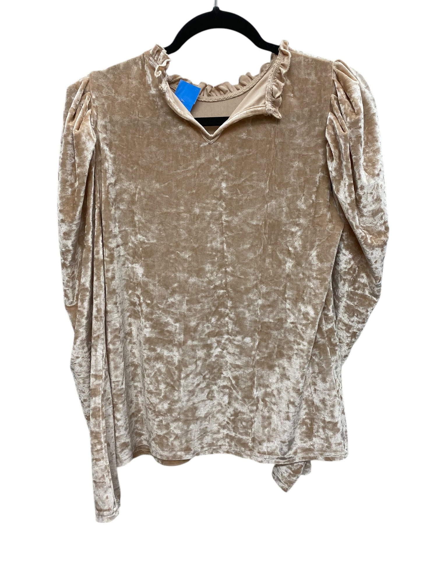 Top Long Sleeve By Shein In Pink, Size: Xs