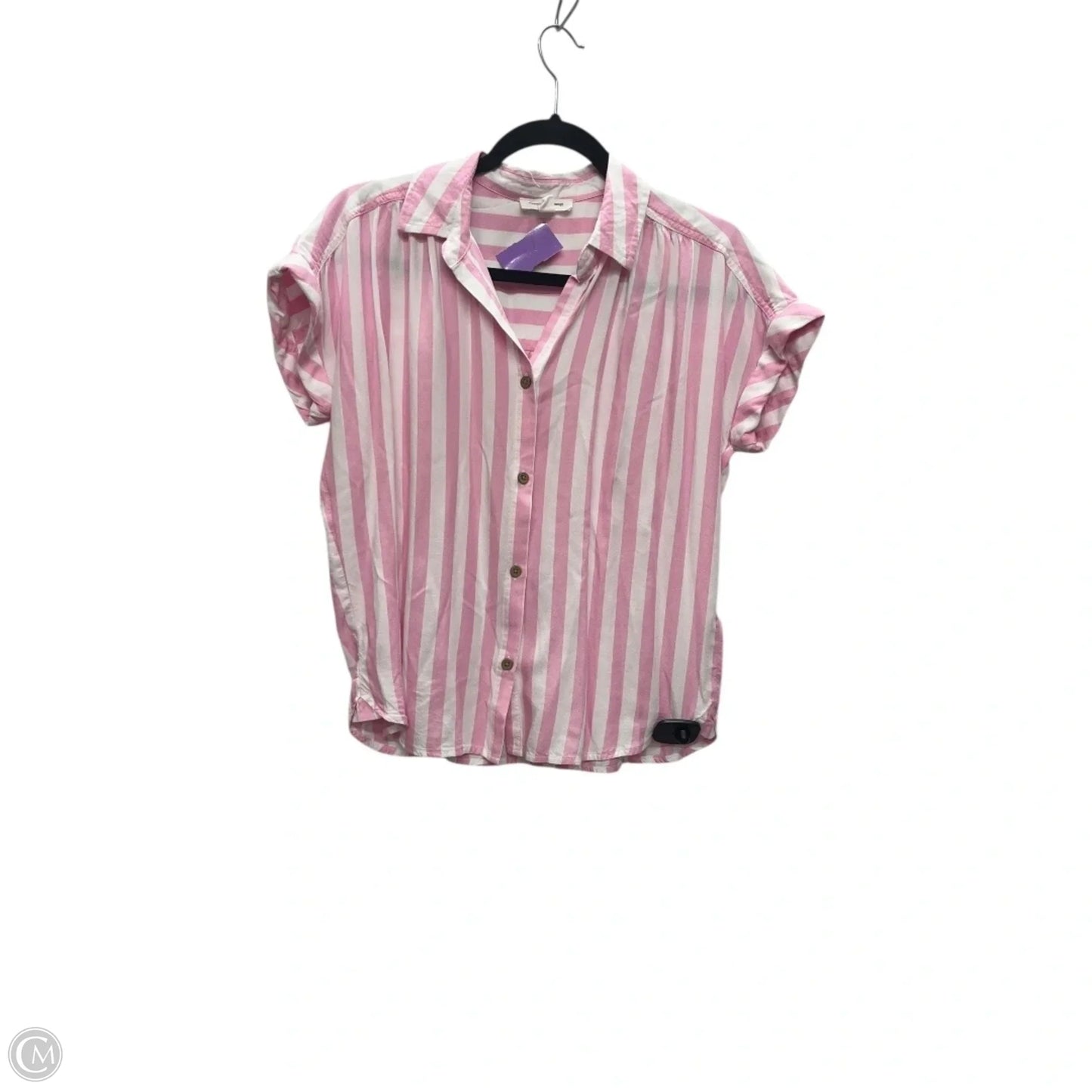 Top Short Sleeve By Beachlunchlounge In Pink, Size: Xs