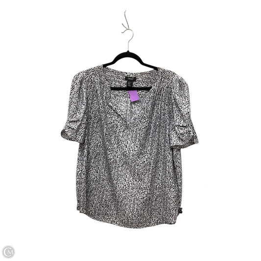 Top Short Sleeve By Jones And Co In Black, Size: Xl