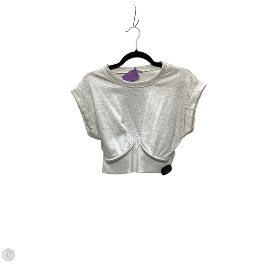 Top Short Sleeve By Clothes Mentor In Grey, Size: L