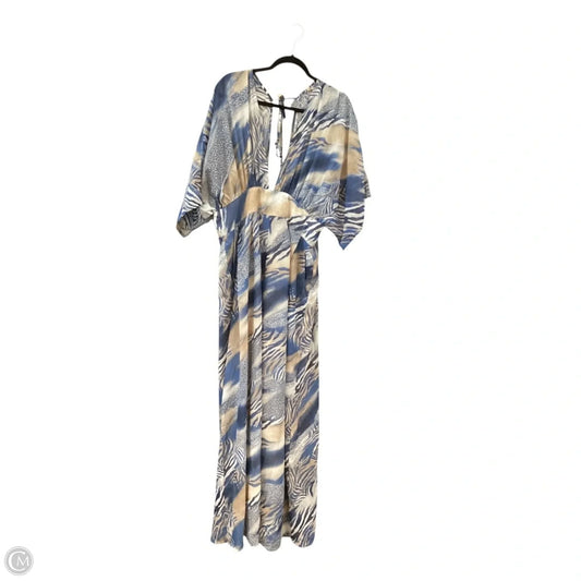 Dress Casual Maxi By Fashion Nova In Blue, Size: 1x