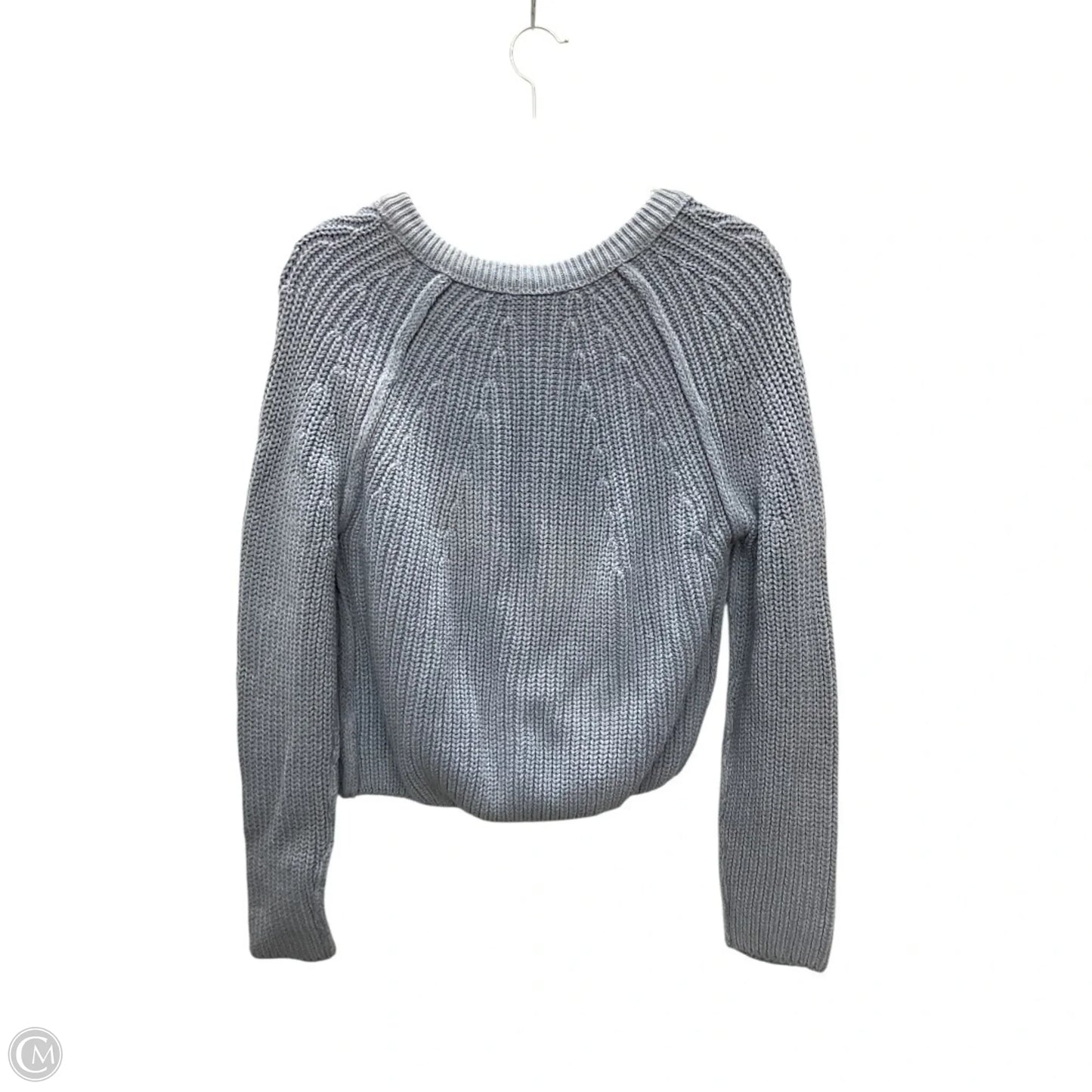 Sweater Cardigan By Miracle In Blue, Size: S