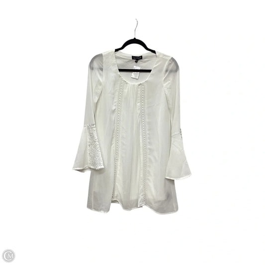 Dress Casual Short By Sequin Hearts In White, Size: Xs