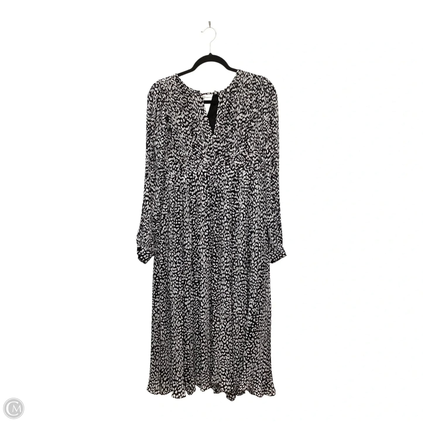 Dress Casual Maxi By Michael By Michael Kors In Black, Size: M