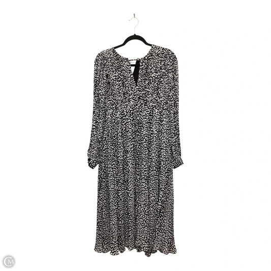 Dress Casual Maxi By Michael By Michael Kors In Black, Size: M