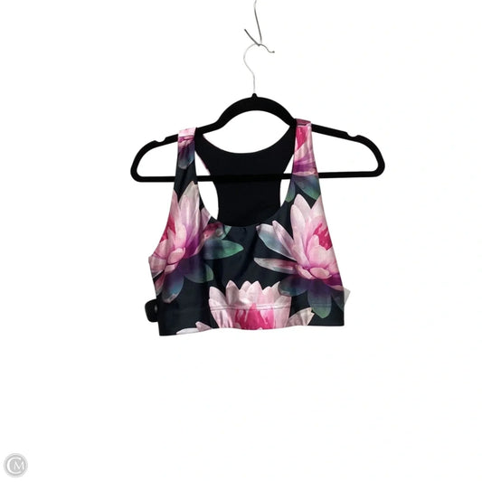 Athletic Bra By Clothes Mentor In Floral Print, Size: Xl
